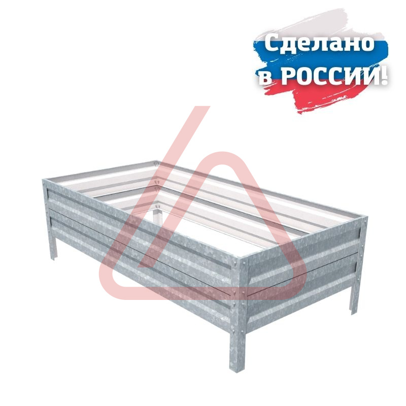Грядка оцинкованная высотой 40 см