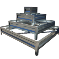 Цветник четырехъярусный квадратный